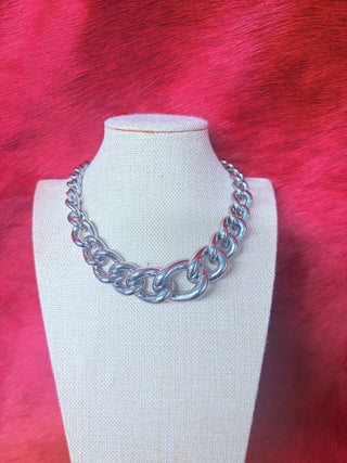 Silver Storm Chain Necklace