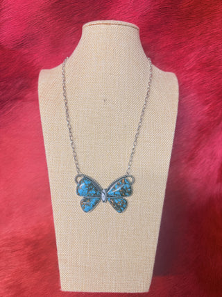 Sky-bound Butterfly Necklace