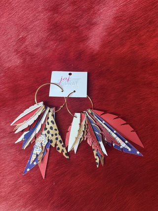 Wild and Free Feather Earrings