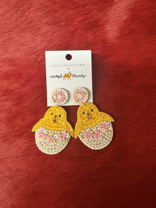 Camel Threads Seed Beed Earrings - Animals