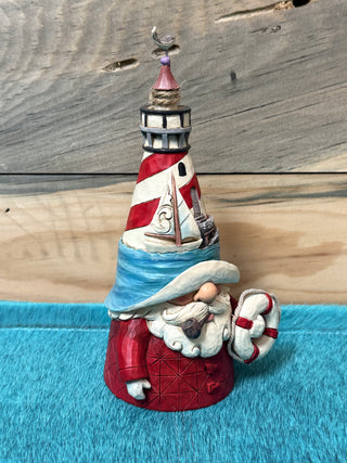 Lighthouse Hat Gnome Figurine