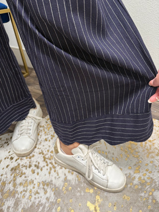 Sweet Scallop Stripe Pant