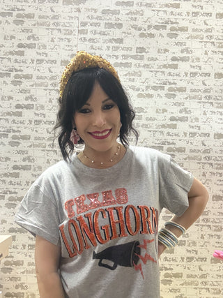Queen of Sparkles • QOS • Licensed Texas Megaphone And Icons Tee