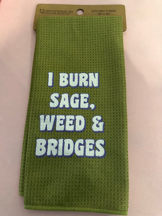 I Burn Kitchen Towel