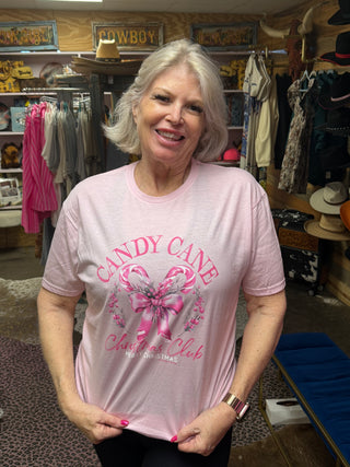 Candy Cane Christmas Club Tee