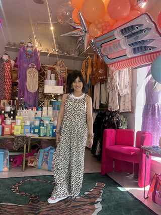 Softly Spotted Jumpsuit