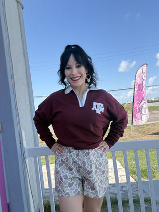 Lulu Mac Camo Print Boxer Shorts