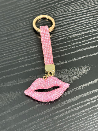 Blinged Out Lips Keychain