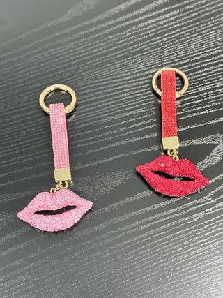 Blinged Out Lips Keychain
