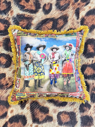 Cowgirl Pillow 20x20