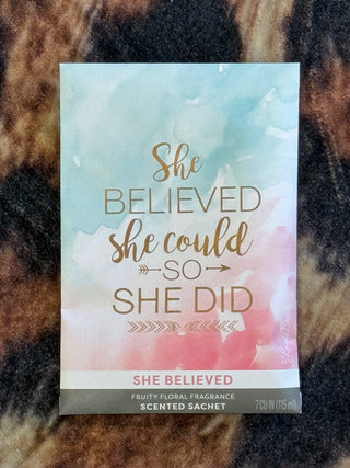Fresh Scents Sachet - She Believed