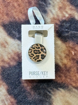 Purse/Key Hanger Combo - Leopard