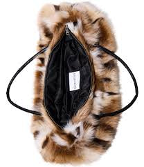Azalea Wang Fauz Fur Tote - Roxana