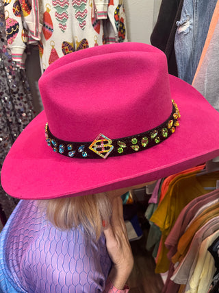 Brianna Cannon Black Rainbow Crystal Hatband