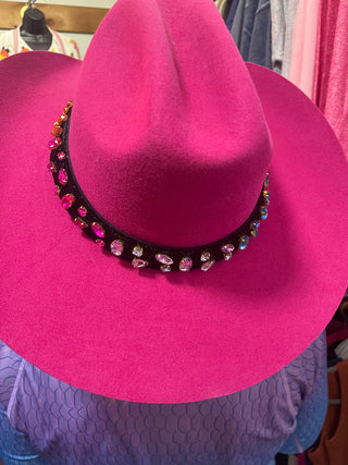 Brianna Cannon Black Rainbow Crystal Hatband