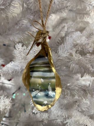 Oyster Marsh Scene Ornament