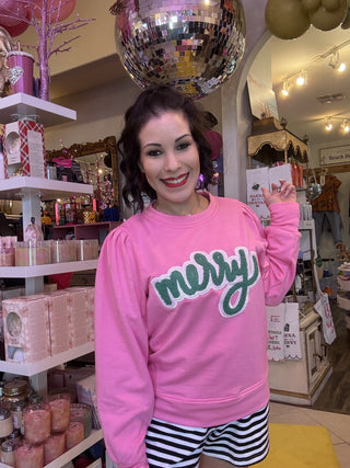 Merry Pink Sweatshirt