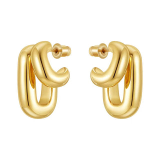 Hugo Double Hoop Earring