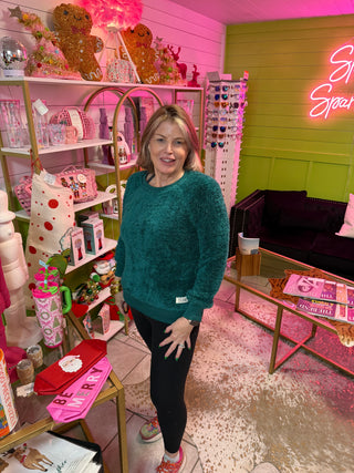 Snuggle Up Emerald Sweatshirt