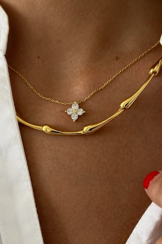 Mae CZ Pendant Necklace