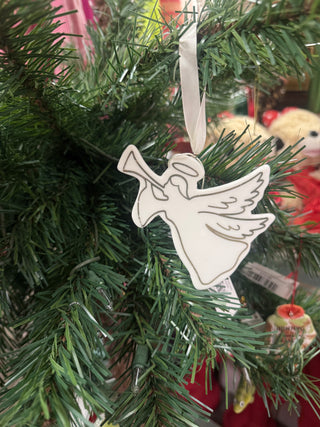 MS Ceramic Angel Ornament