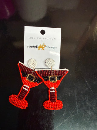 Christmas Seed Bead Earrings - Assorted of