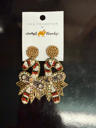 Christmas Seed Bead Earrings - Assorted of