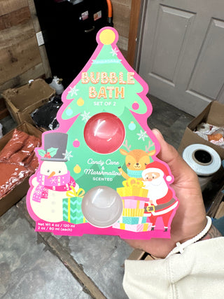 Holiday Set of 2 Bubble Bath Balls