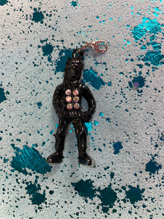 Army Man Crystal Bag Charm