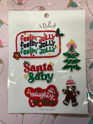 Feeling Jolly Christmas Patches