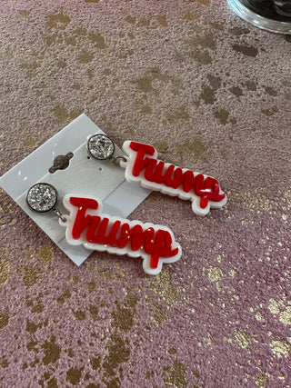 Trump Earrings