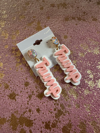 Trump Earrings