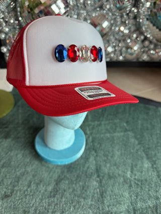 Red, White and Boujee Trucker Hat