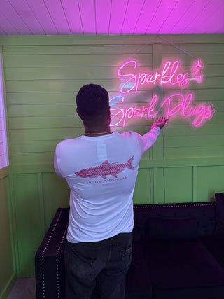 Port Aransas Tarpon Shirt - Pink