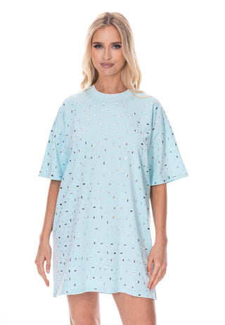 Mint Twinkle Tee Dress