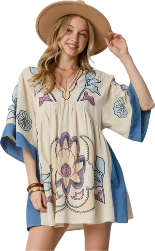 Free Spirit Floral Kaftan