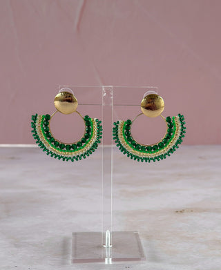 Corales Green Earrings