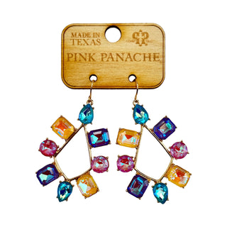 Rhinestone chandelier teardrop earring - last call