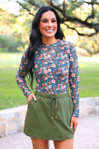 Kate Mesh Top - Gwen Floral