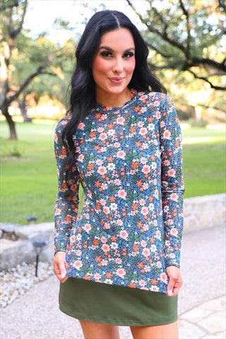 Kate Mesh Top - Gwen Floral