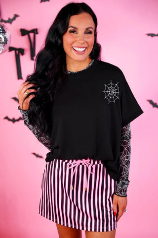 Cosmo Stripes Skort
