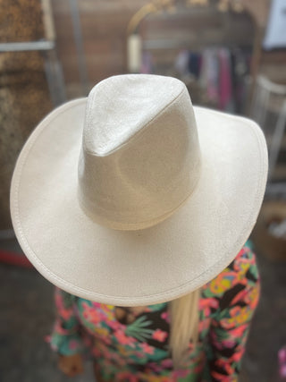 Ivory Silver Disco Cowgirl Hat