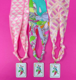 Mahjong Scarf Necklaces - Bird Bam