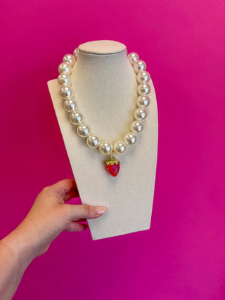 Summer Fruit Necklace - Strawberry