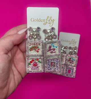 Mahjong Earrings