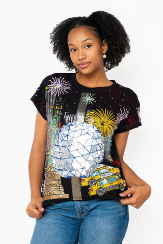 QOS Black NYE Icon Tee