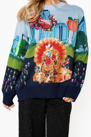 QOS Multi Thanksgiving Parade Sweater