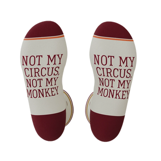 The Jungle Juice Circus Monkey Heel Hammock™ Crew Socks