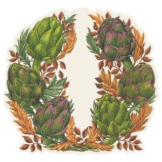 Die-cut Artichoke Wreath Placemat