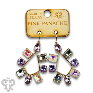 Rhinestone chandelier teardrop earring - last call